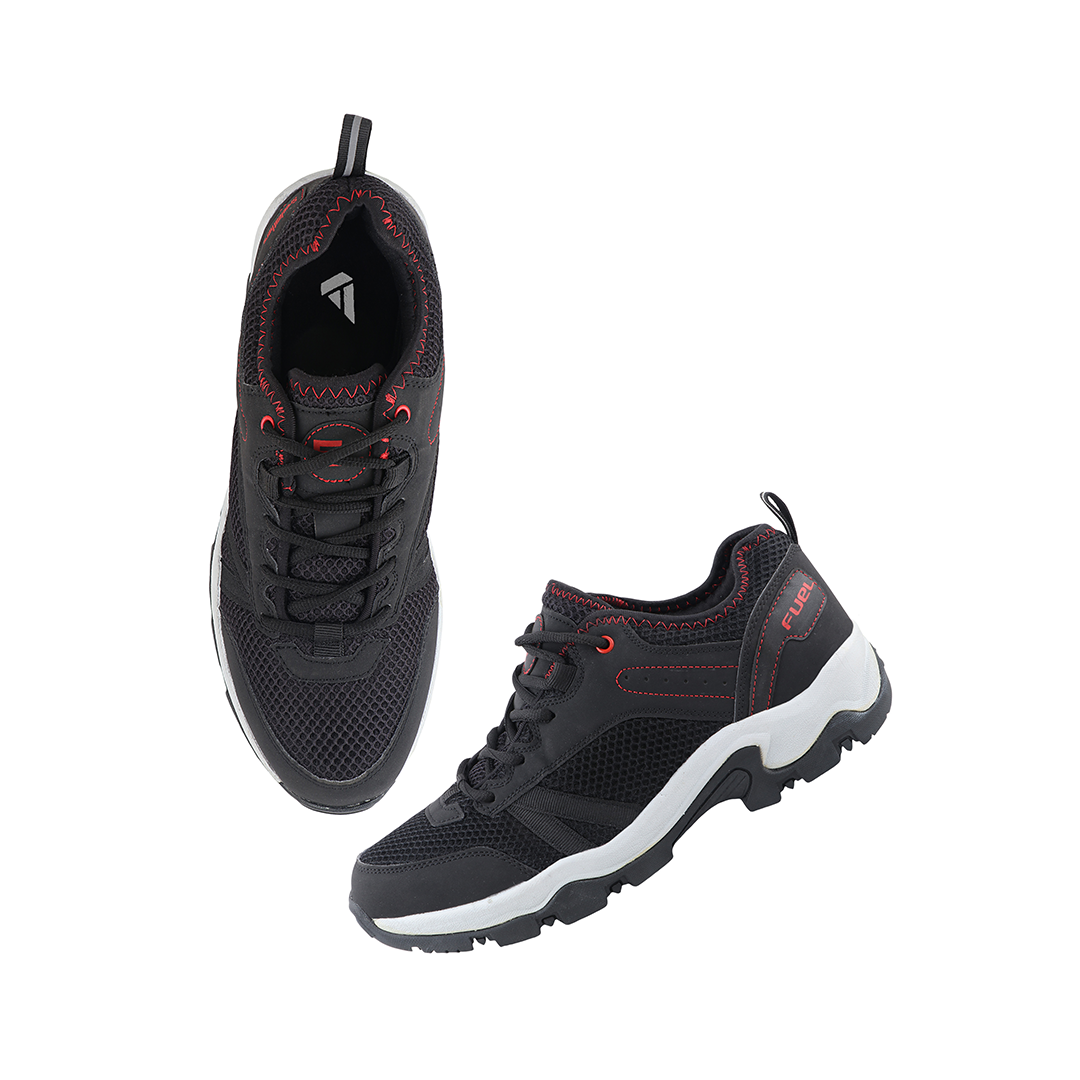 FUEL Outdoor-03 Sport Shoes for Men's (BLACK/RED )