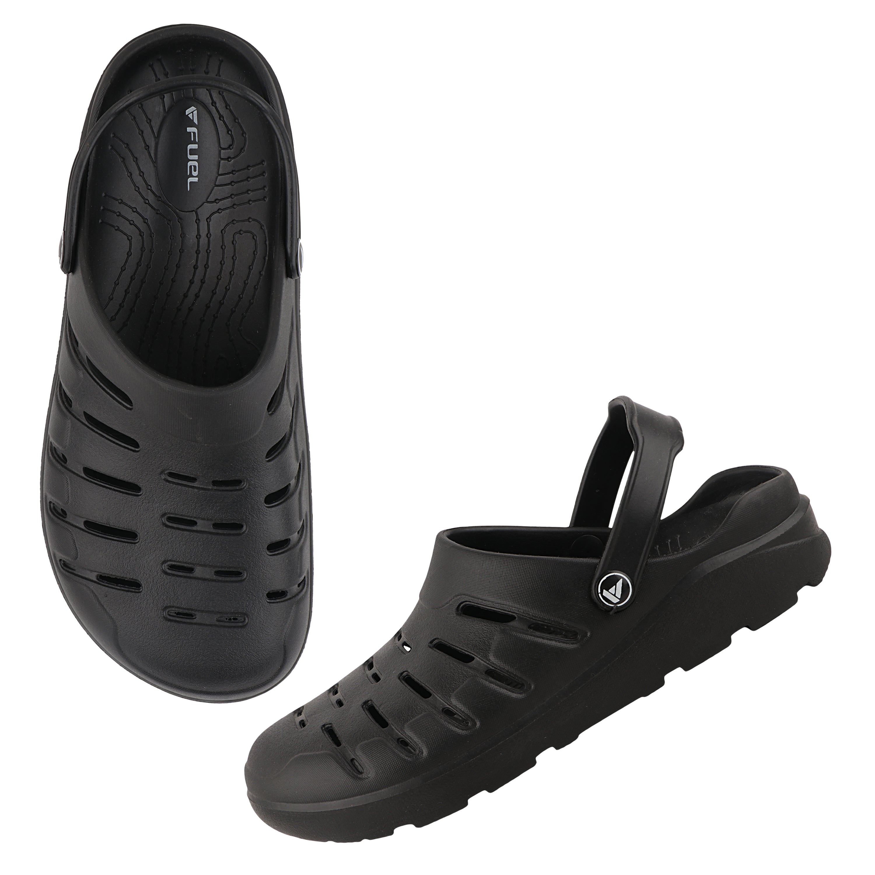 FUEL Adventure Clogs Slipper For Men's and Women's  (BLACK)