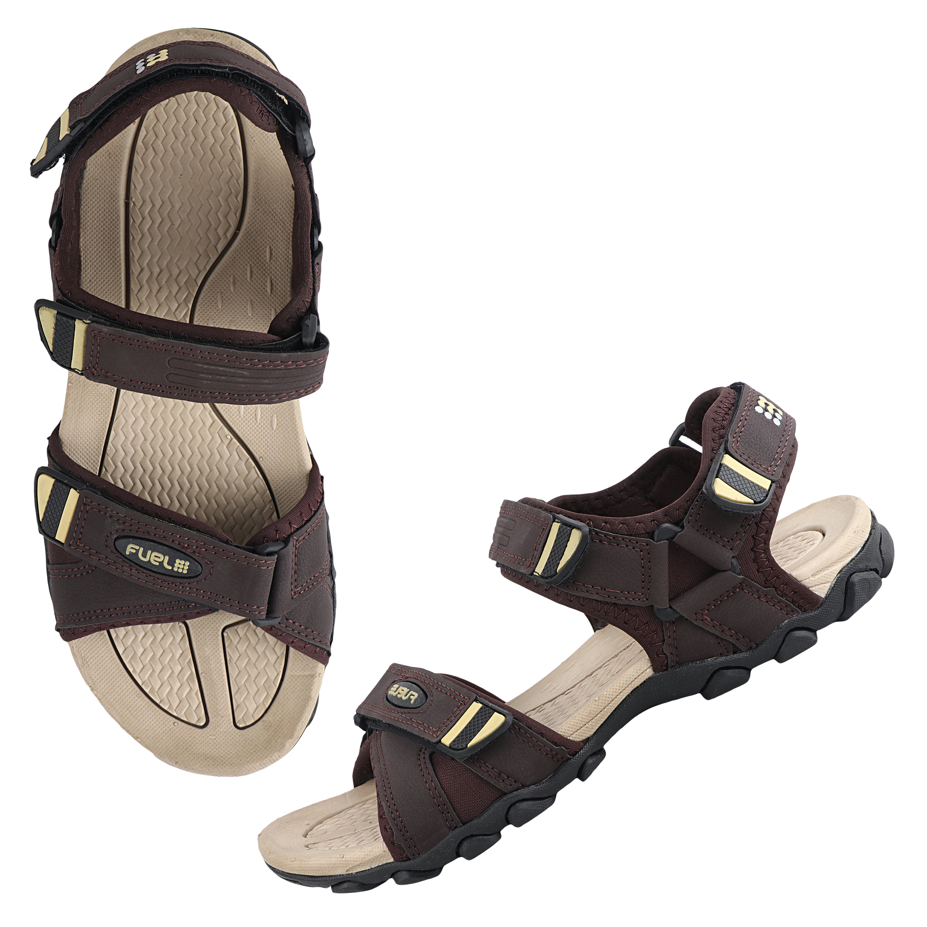 FUEL ADAM SANDALS FOR MEN'S (BROWN-BRIGE)