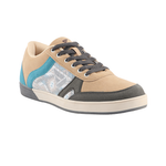 FUEL FS-02 Casual Lace-Up Sneakers Shoes for Men (Grey Beige)