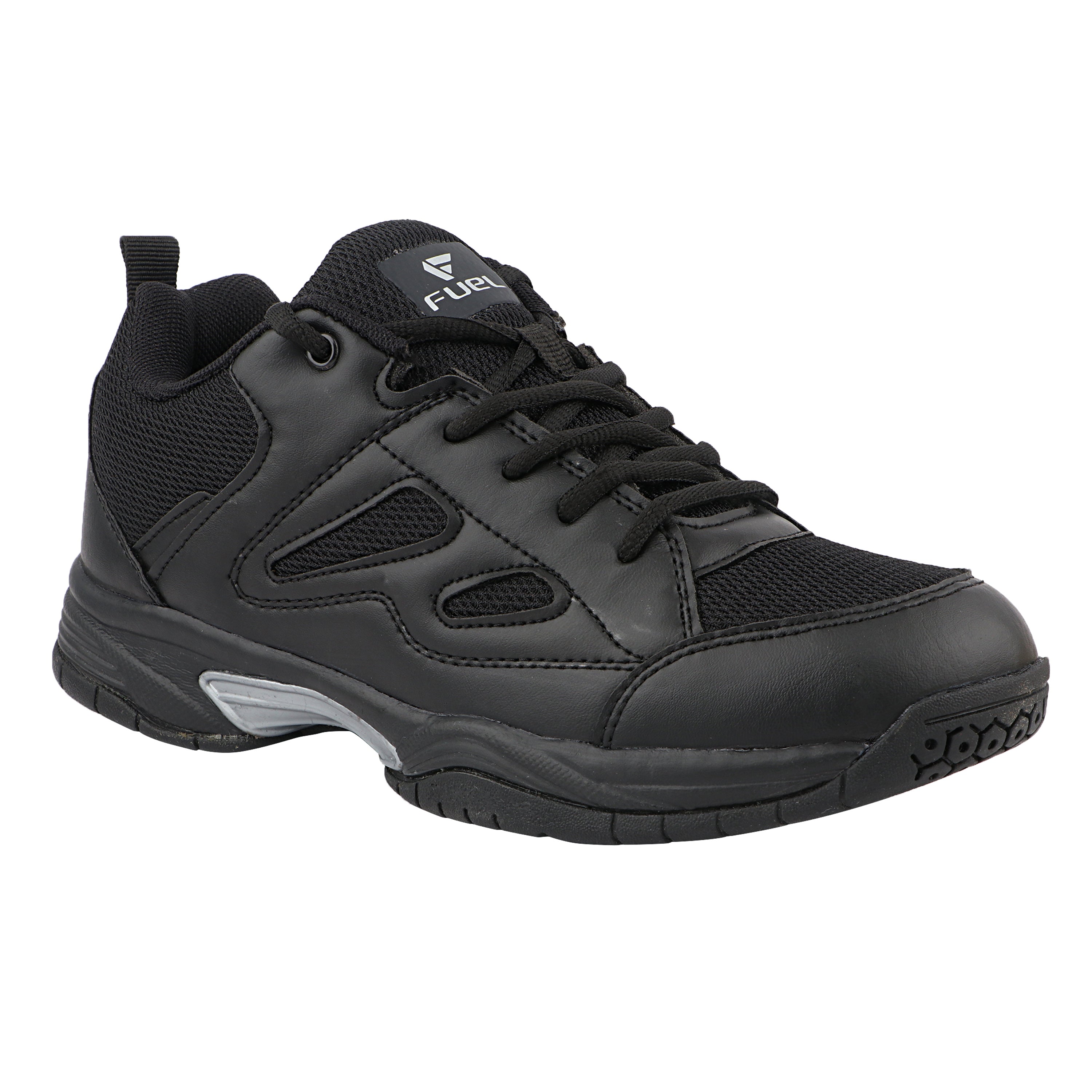 FUEL Snow Lightweight & Durable Lace-Up Sports Shoes for Men's (Black)