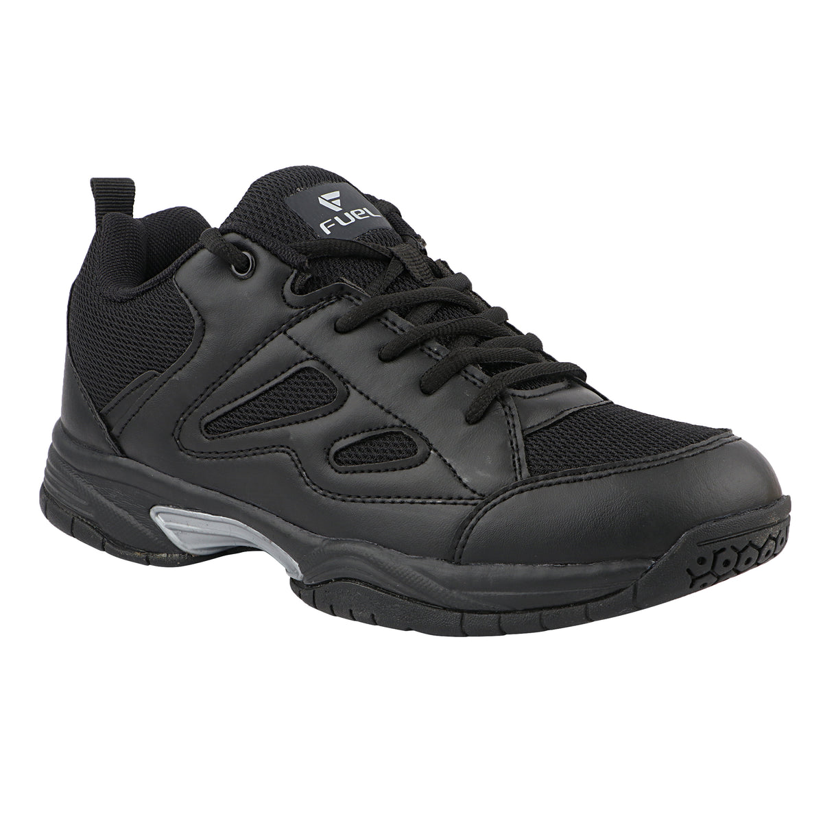 FUEL Snow Lightweight & Durable Lace-Up Sports Shoes for Men's (Black)