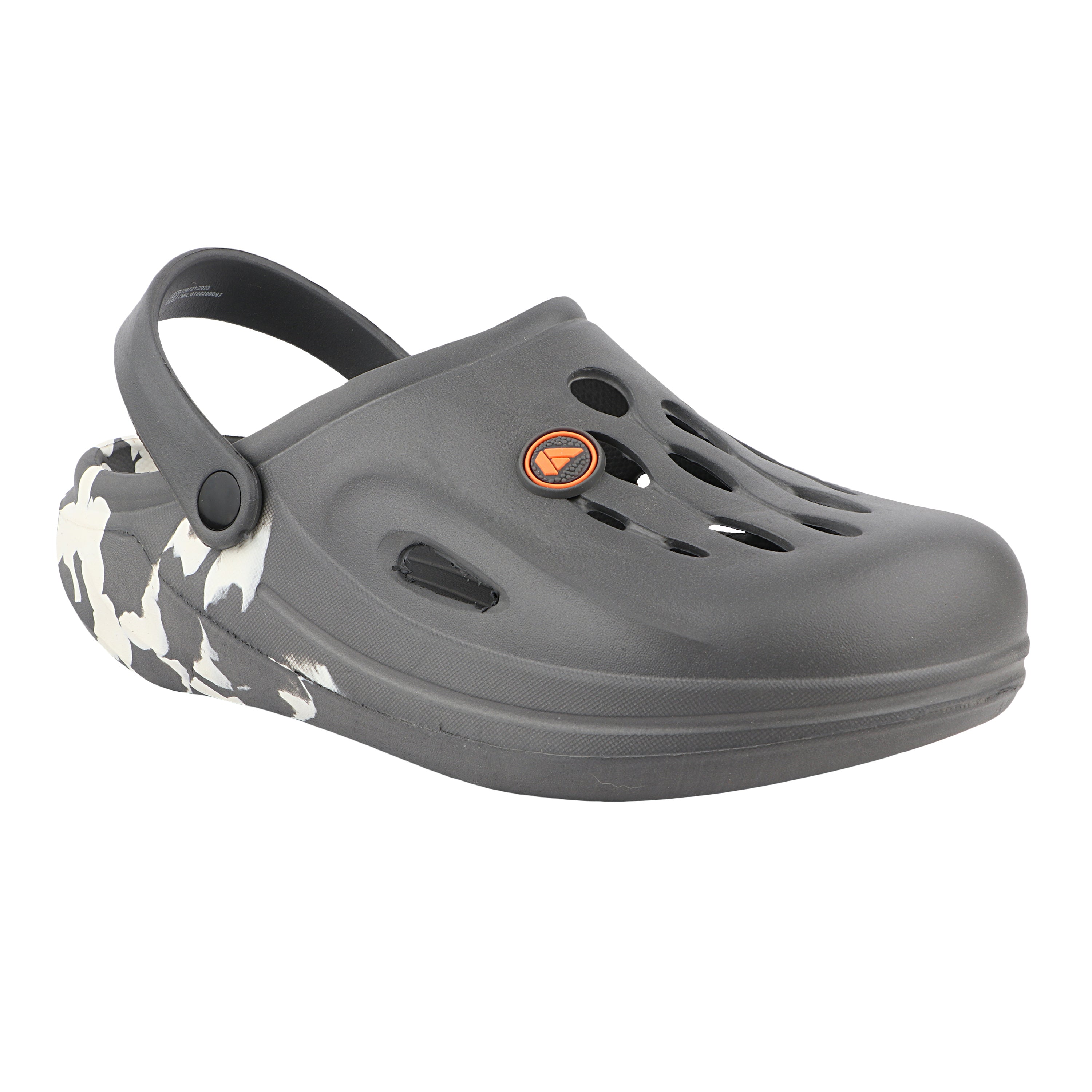 FUEL Oxygen Cushioned Comfort and Lightweight Slip-On with Anti-Slip Sole Clogs for Men's (Grey)
