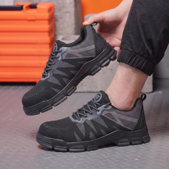 FUEL Reevon-02 Lightweight Knitted Fabric Upper in Kevlar Insole Industrial Safety Shoes with Composit toe cap (200J)