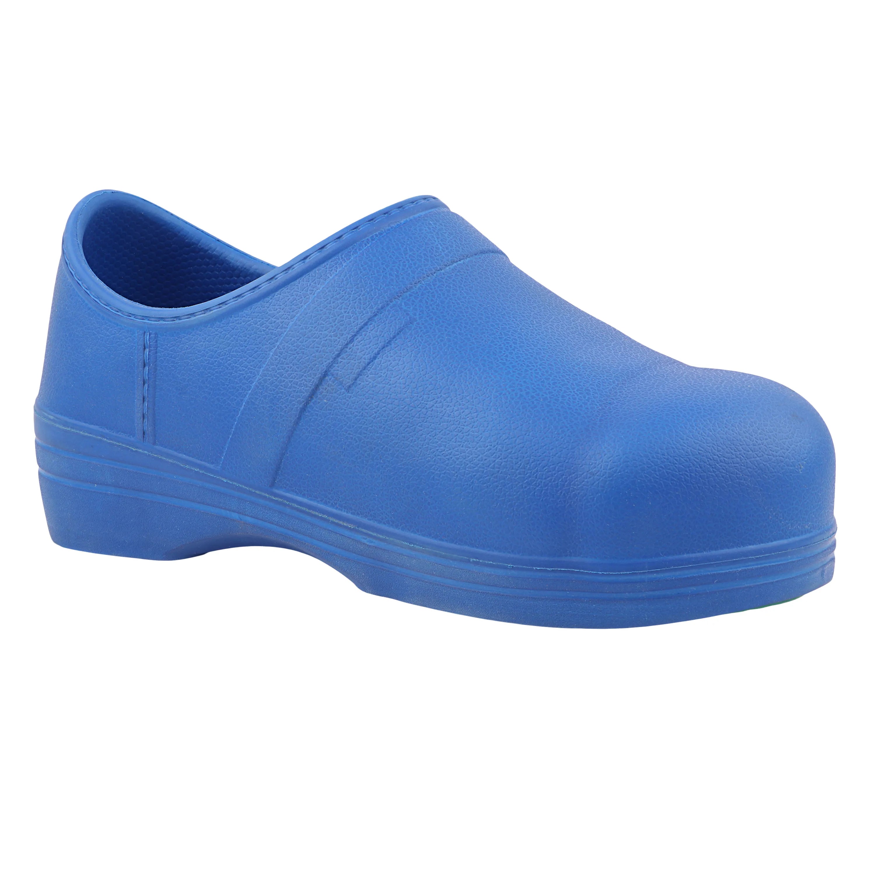 FUEL Oryon Safety Shoes for Men – Lightweight EVA Safety Footwear with Protective Toe, Comfortable Cushioned Footbed & Durable Sole for Industrial, Construction & Work Use, (Blue)