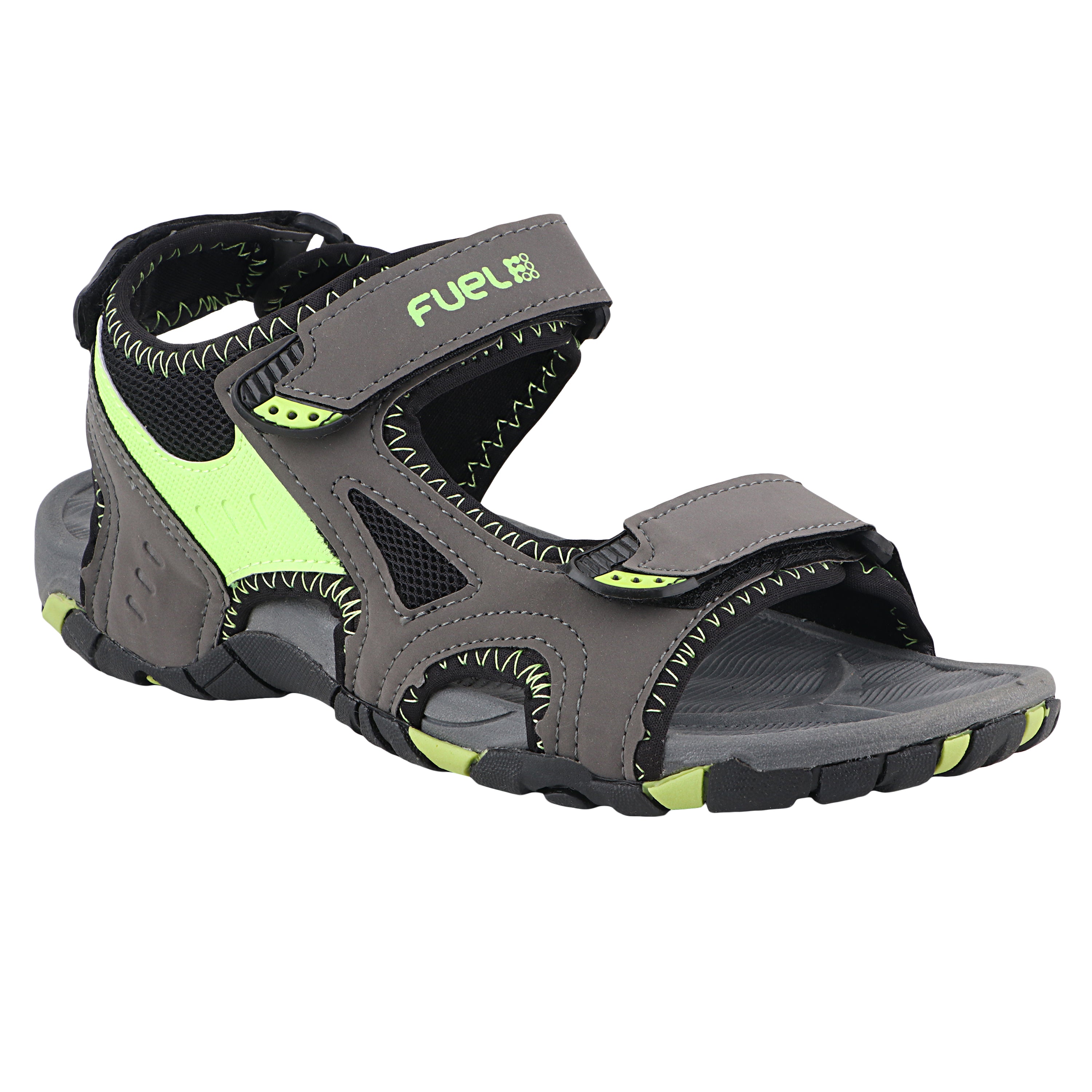 FUEL WINGER SANDALS FOR MEN'S (D-GREY-GREEN)