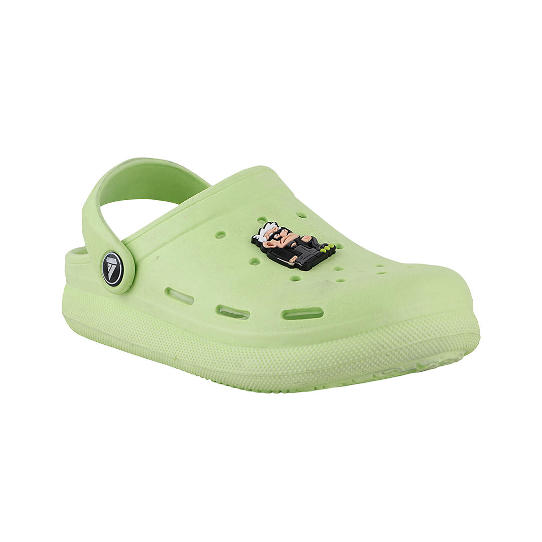 FUEL Hooper Clogs Slipper for 4-10 Years Boys/Girls (GREEN)