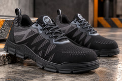 FUEL Reevon-02 Lightweight Knitted Fabric Upper in Kevlar Insole Industrial Safety Shoes with Composit toe cap (200J)