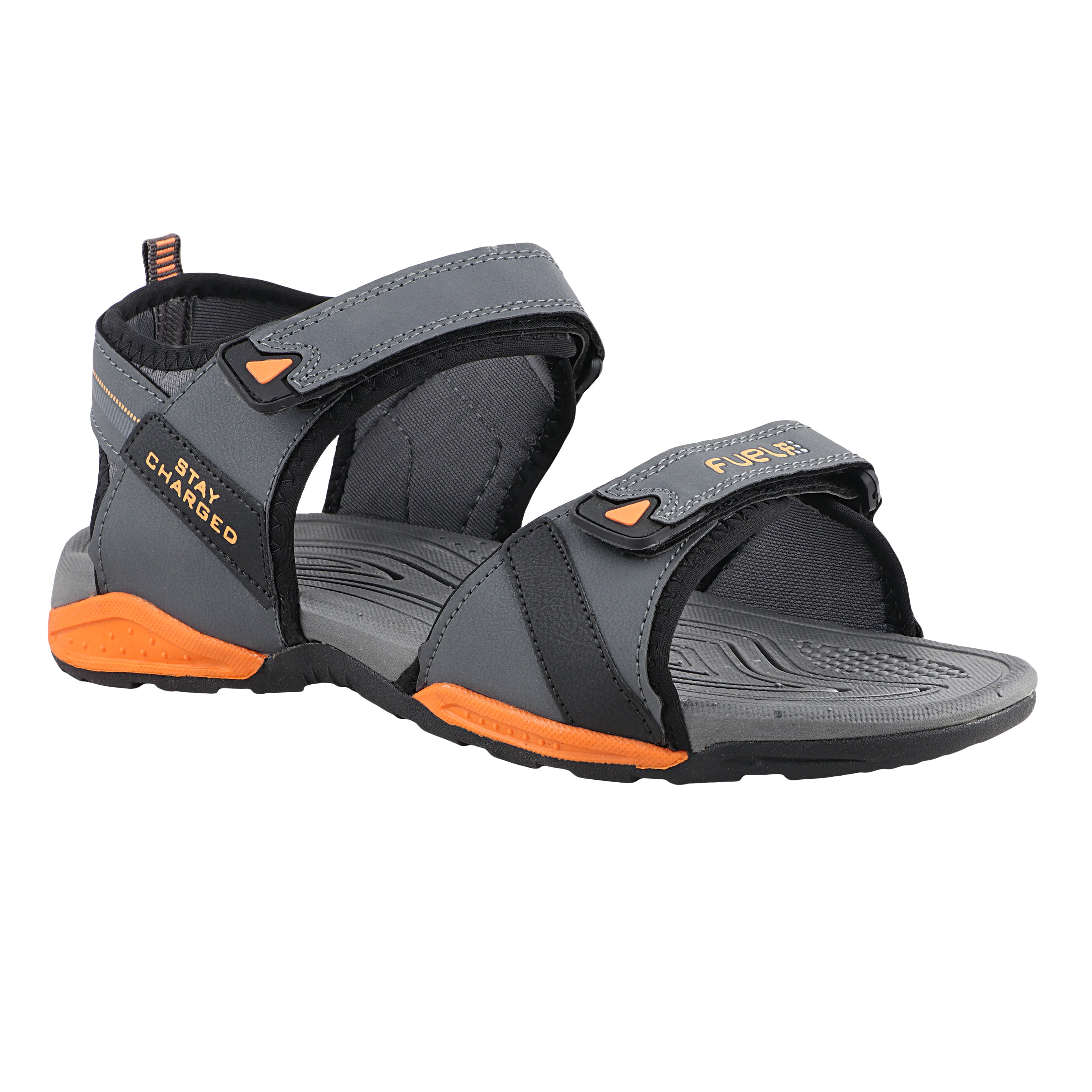 FUEL CAMRON SANDAL FOR MEN'S (GREY/ORANGE)