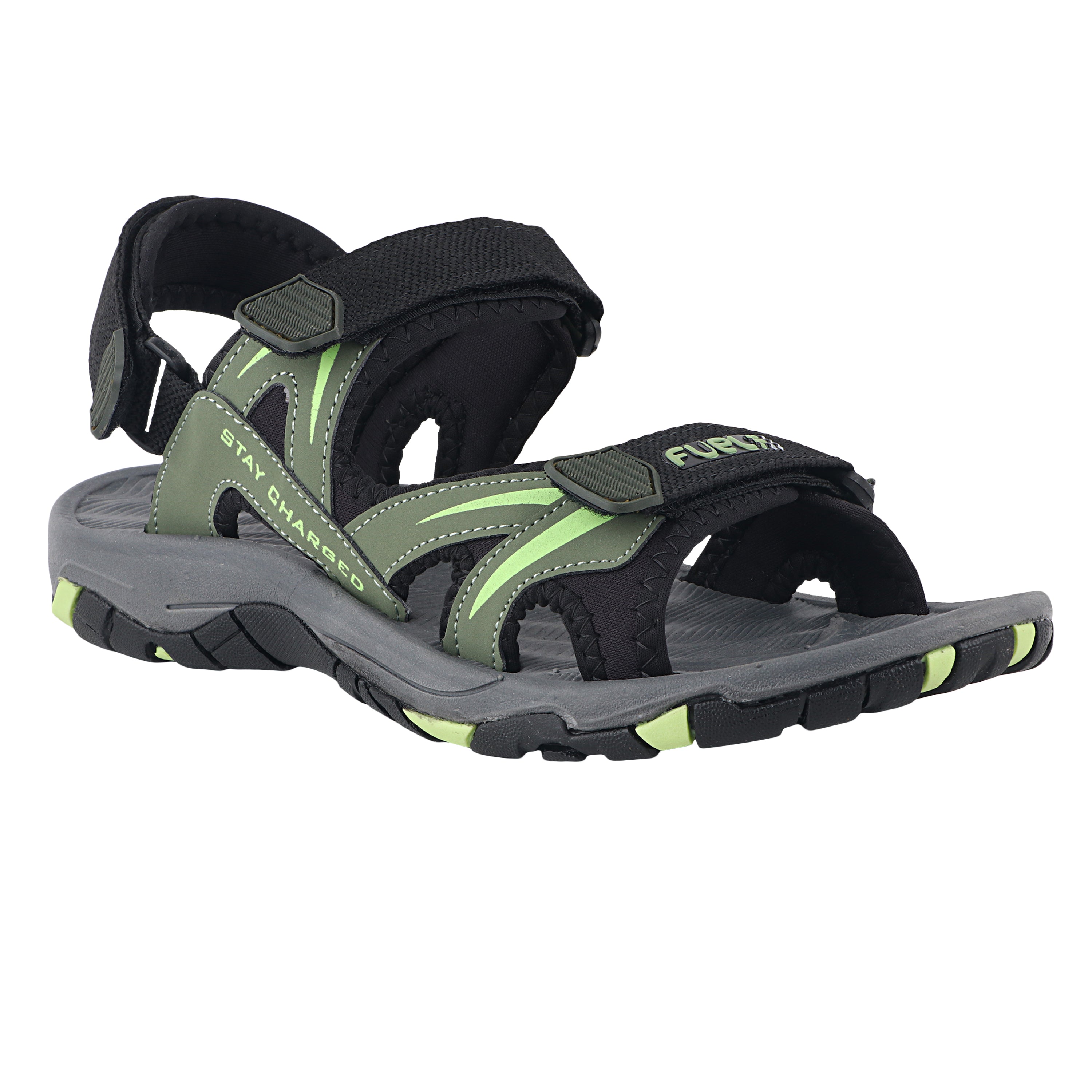 Fuel Prime Sandals For Men's (Olive-P Green)