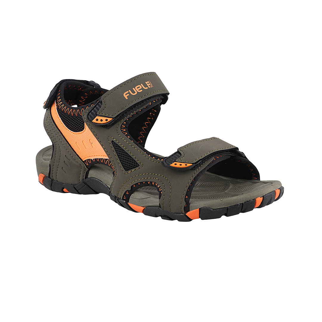 FUEL WINGER SANDALS FOR MEN'S (OLIVE-ORANGE)