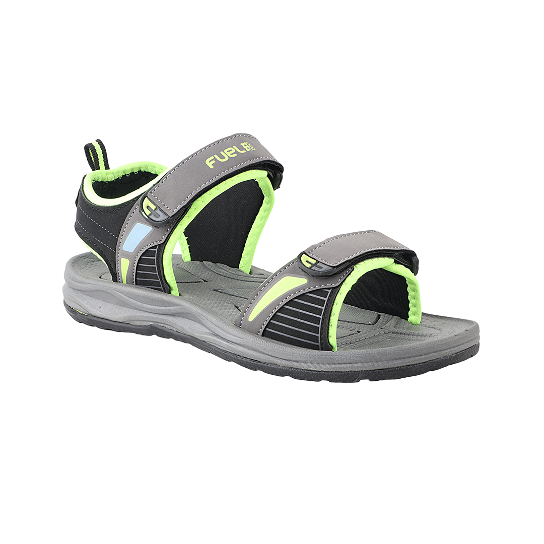 Fuel LEO Sandal For Men (Grey & P. Green)