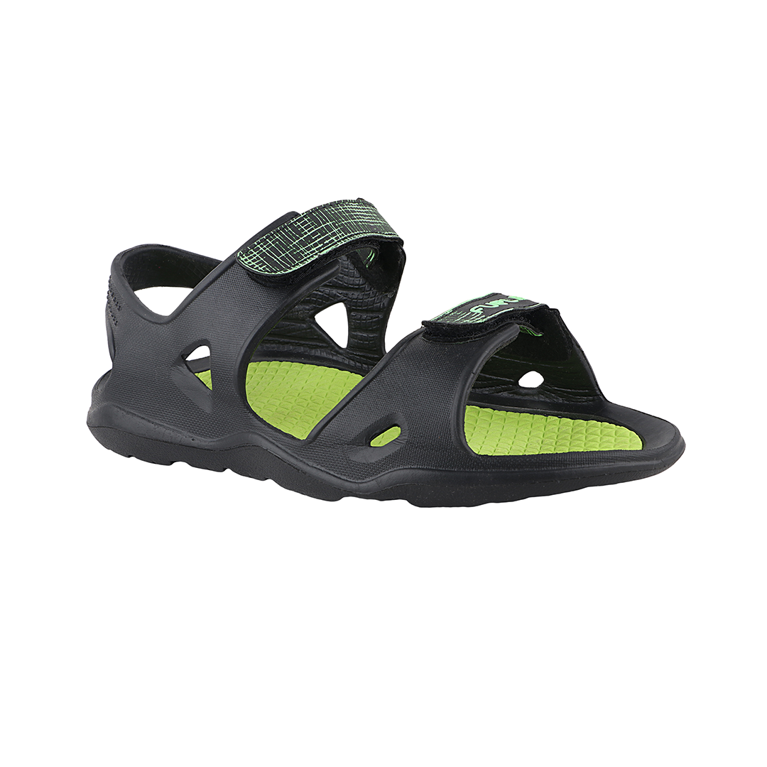 Fuel Jacob  Sandal For Men (Black/P.GREEN)