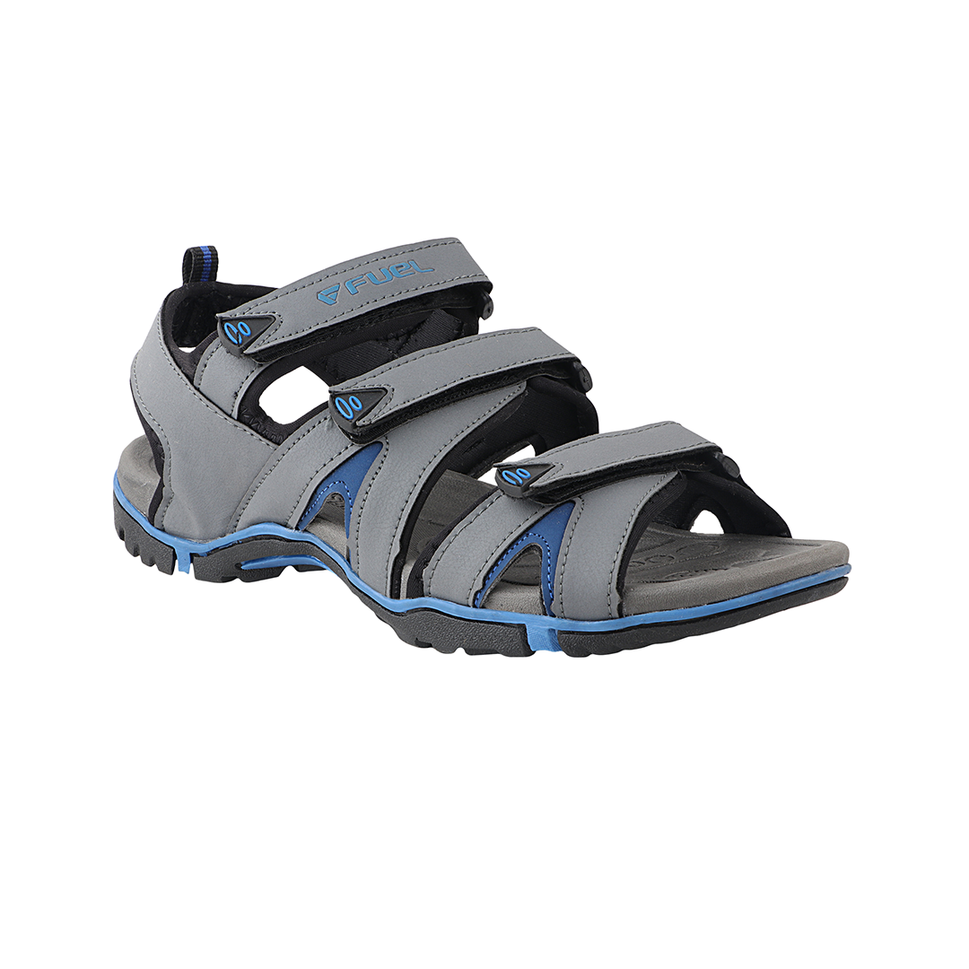 Fuel Charlie Sandal For Men's (D.GREY/R.BLUE)