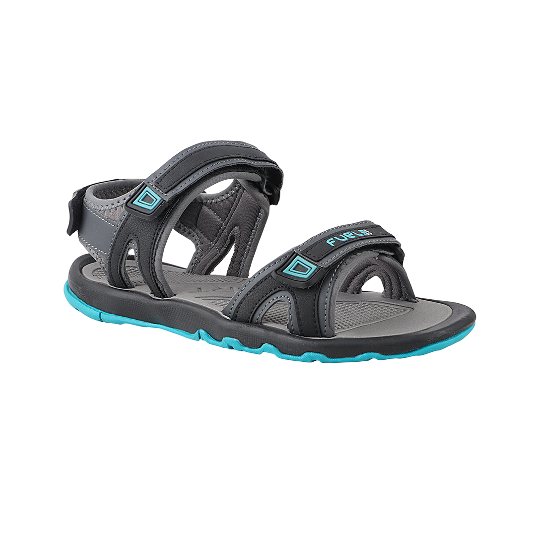 Fuel Captain Sandal For Men's (GREY/AQUA)