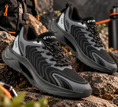 FUEL Cave Lightweight & Breathable with Comfortable Cushioning & Modern Style Sports Shoes for Men's (Black)