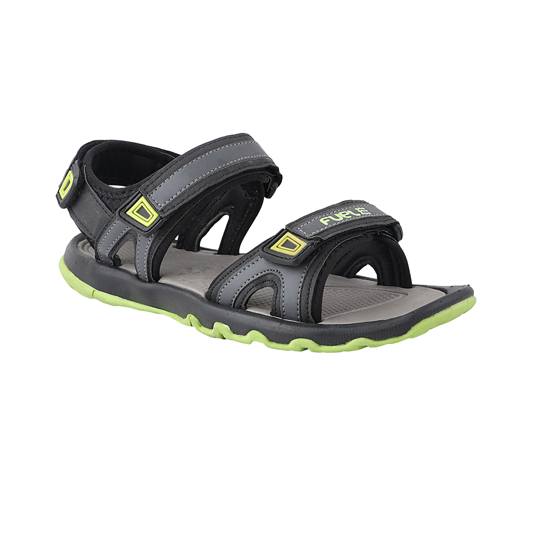 Fuel Captain Sandal For Men's (GREY/P.GREEN)