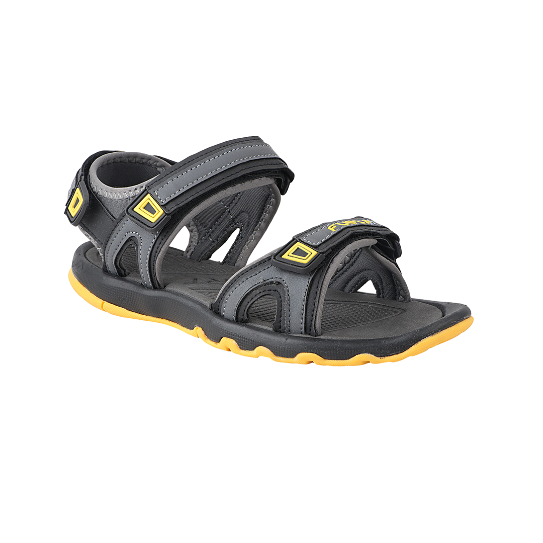 Fuel Captain Sandal For Men's (GREY/YELLOW)