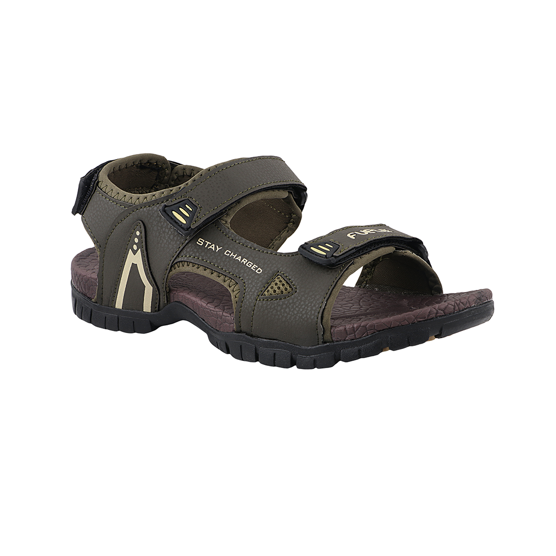 Fuel Rambo-04 sandal for Men  (OLIVE & BEIGE )