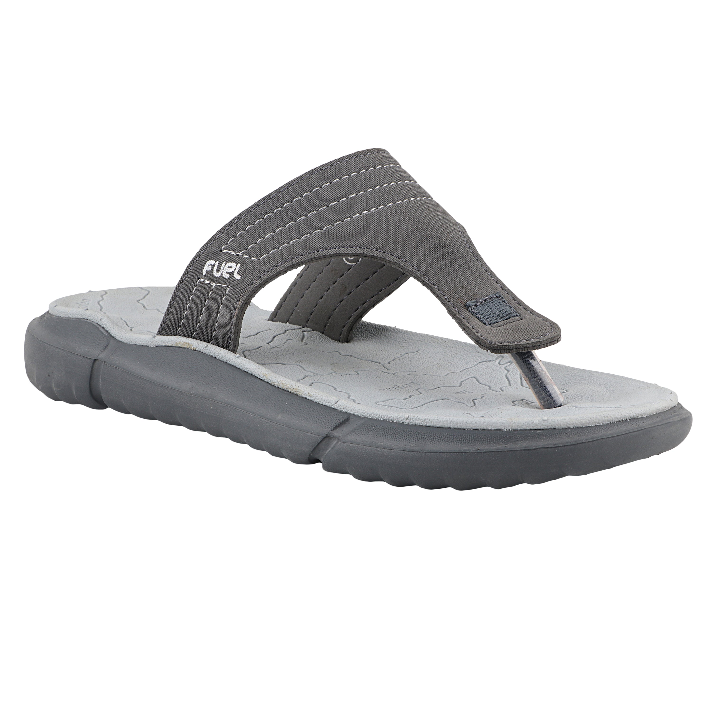 FUEL SAFARI SLIPPERS FOR MEN (GREY)