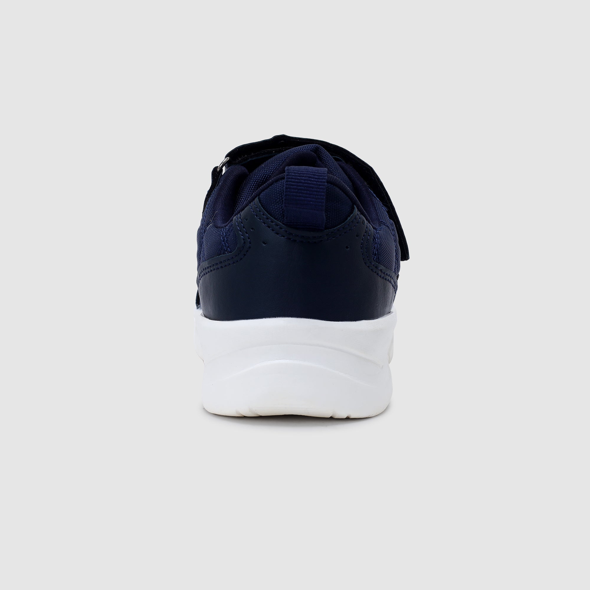 FUEL Tengo Kids Shoes for Boys and Girls, Rexine and Mesh Casual Sneakers with Lightweight EVA Sole, Comfortable and Stylish Footwear, School, Walking, Outdoor Activities and Everyday Use. (Navy)