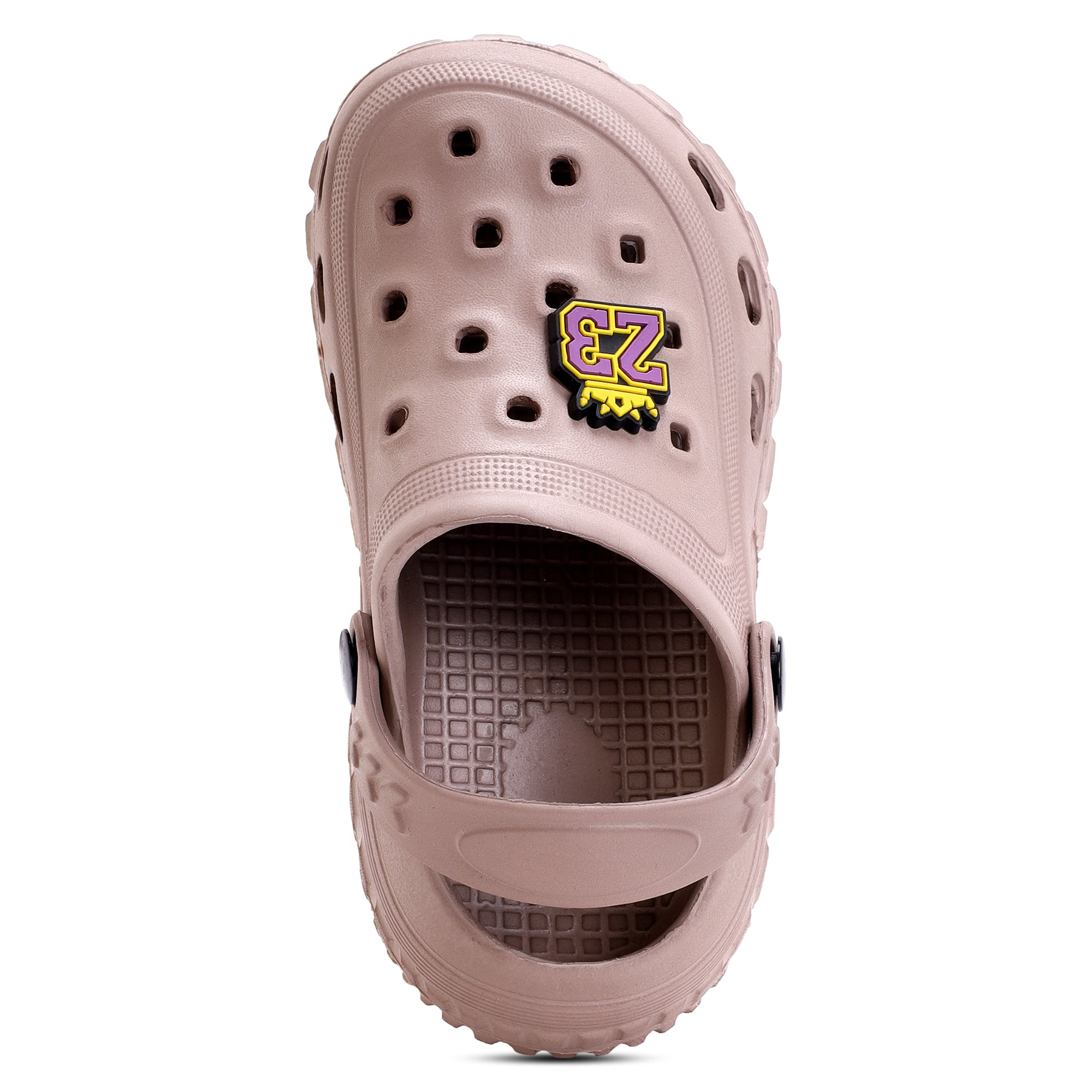 FUEL Poddle Kids Clogs for Boys, Lightweight EVA Clogs with Full EVA Construction, Comfortable Slip-On Casual Footwear, Indoor Use, Outdoor Activities and Everyday Comfort. (Brown)