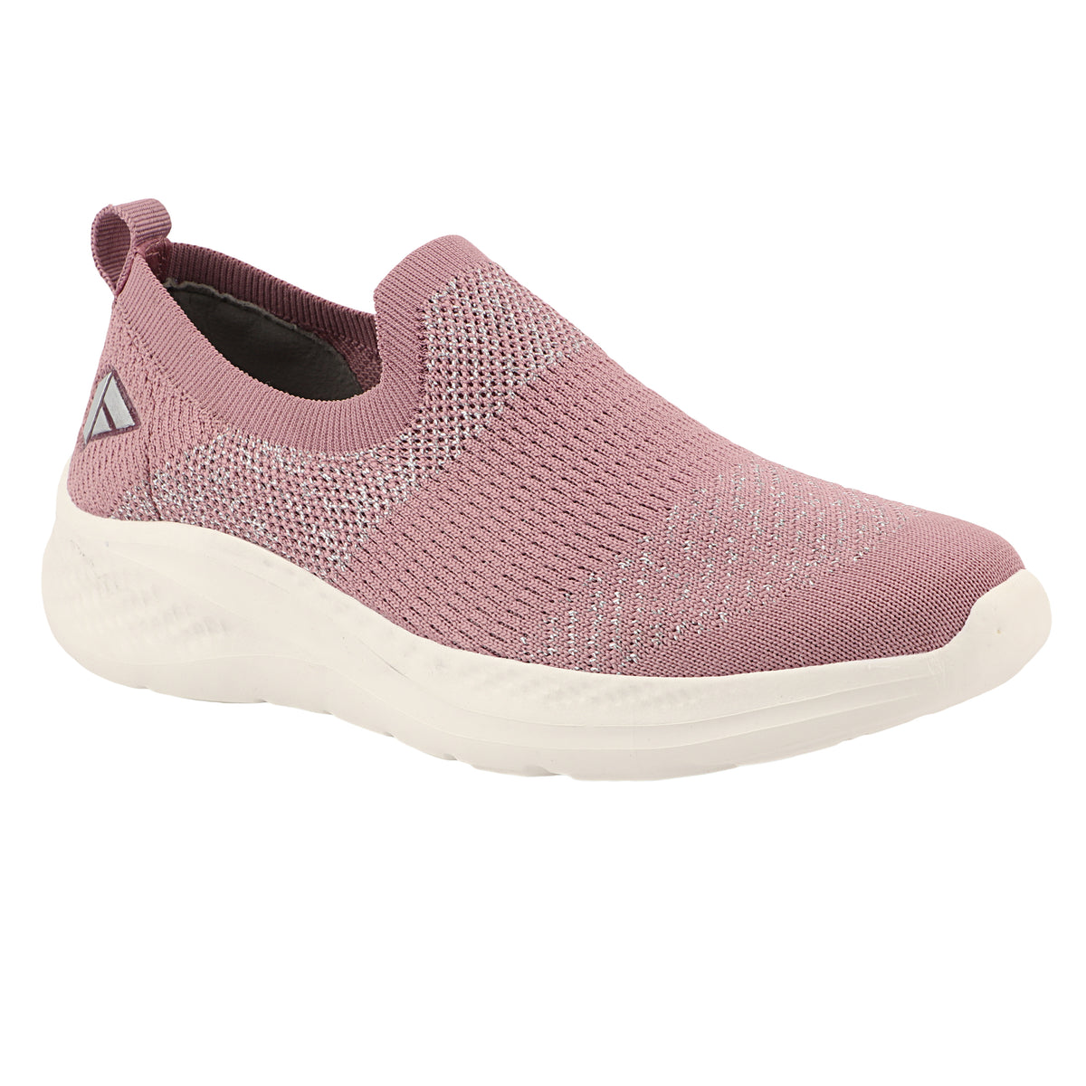 FUEL Sparkle Lightweight & Comfortable Casual Slip-On Daily Wear Sports Shoes for Women's (Mauve)