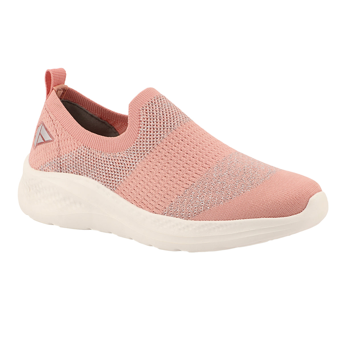 FUEL Sparkle Lightweight & Comfortable Casual Slip-On Daily Wear Sports Shoes for Women's (Peach)
