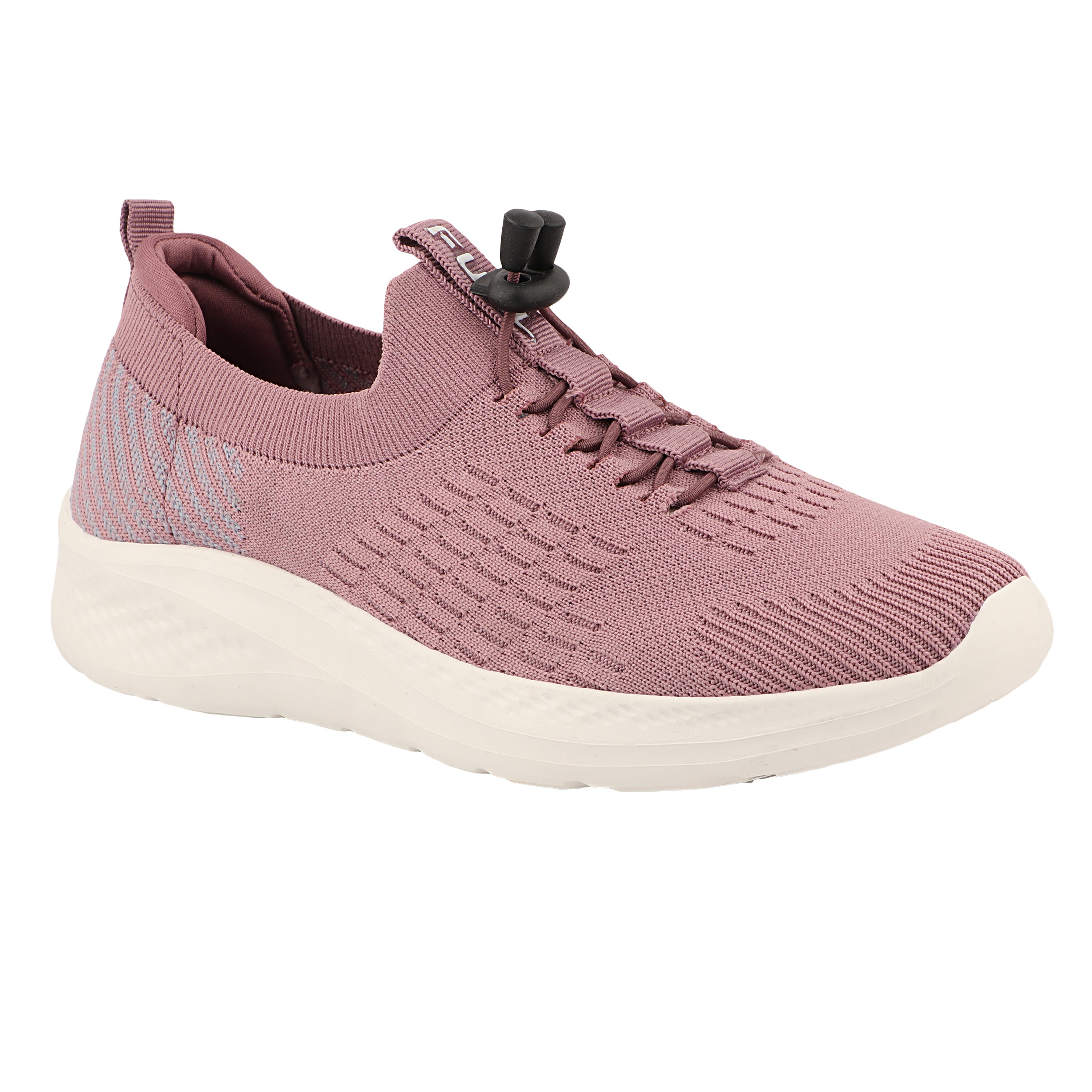 FUEL Lacy Breathable & Cushioned Footbed Running & Walking Lace-Up Women's Sports Shoes (Mauve)