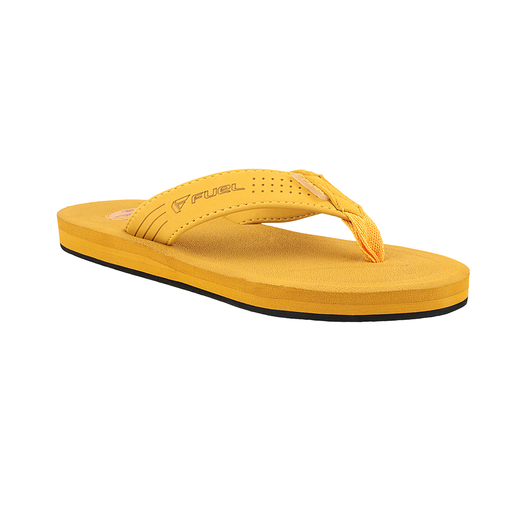 FUEL Men's Slippers, Flip Flops For Men (FMS-01) MUSTARD