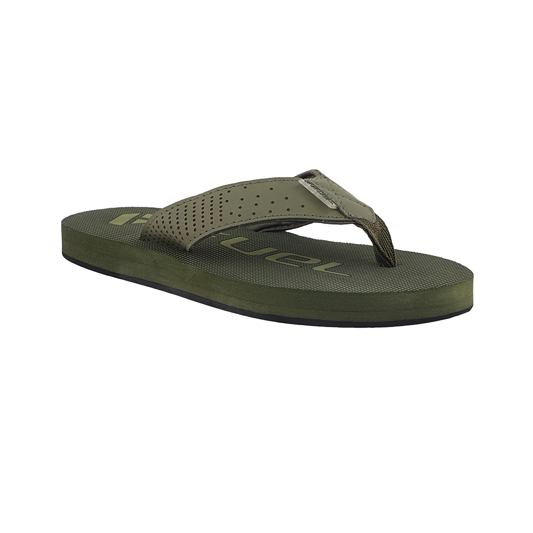 FUEL Men's Slippers, Flip Flops For Men (FMS-02) OLIVE