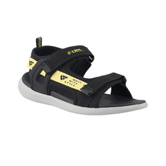 Fuel Power-02 Sandals For Men's (Black-Yellow)