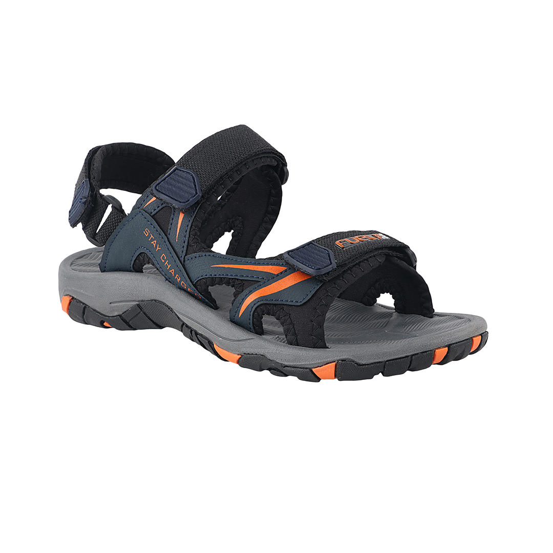 Fuel Prime Sandals For Men's (Navy-Orange)