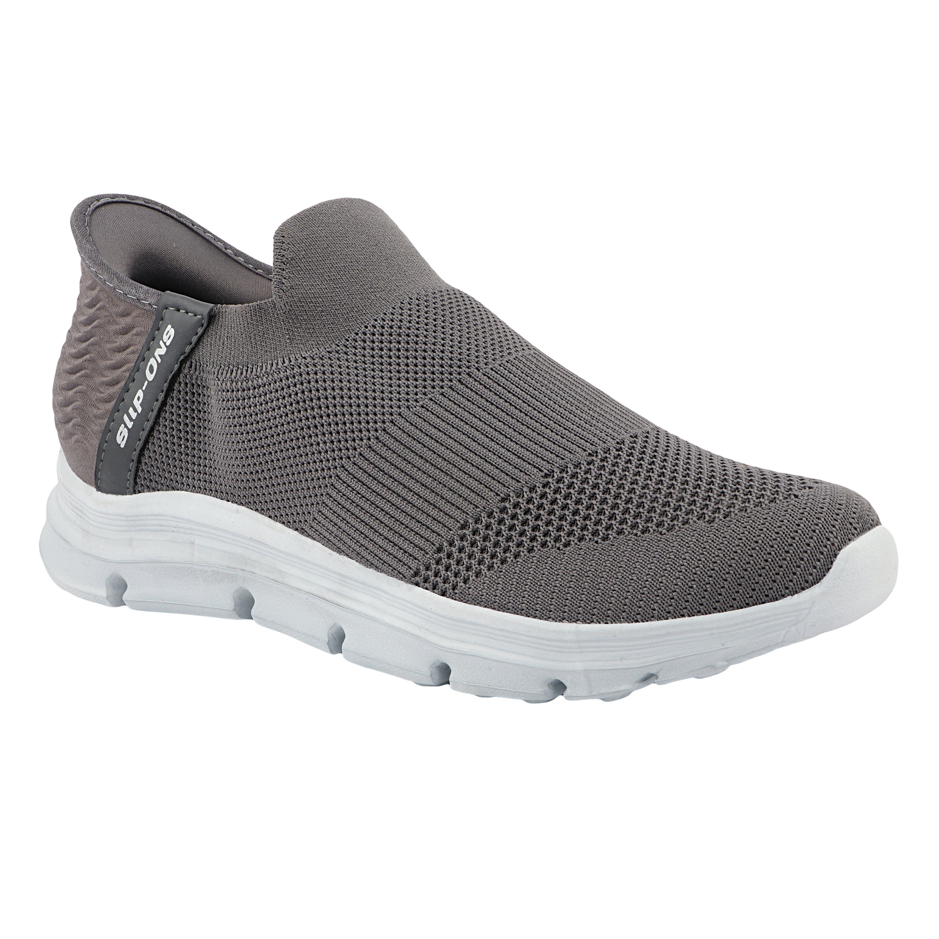 FUEL Flow Casual & Soft Cushioned Footbed Slip-On Sports Shoes For Men's (Grey)