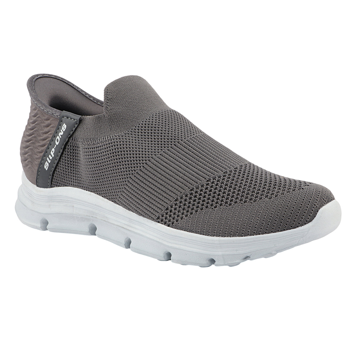 FUEL Flow Casual & Soft Cushioned Footbed Slip-On Sports Shoes For Men's (Grey)