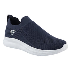 FUEL Flash Lightweight & Breathable Cushioned EVA Sole Slip-On Sports Shoes for Men's (Navy)