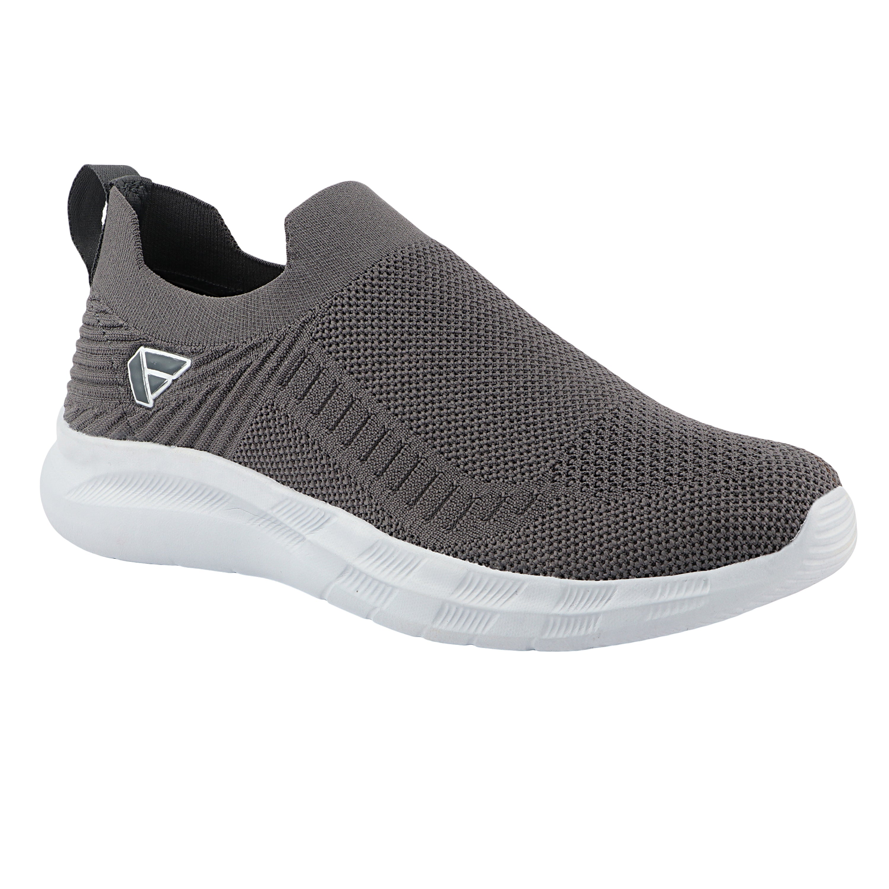 FUEL Flash Lightweight & Breathable Cushioned EVA Sole Slip-On Sports Shoes for Men's (Grey)