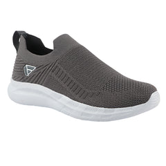 FUEL Flash Lightweight & Breathable Cushioned EVA Sole Slip-On Sports Shoes for Men's (Grey)