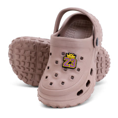 FUEL Poddle Kids Clogs for Boys, Lightweight EVA Clogs with Full EVA Construction, Comfortable Slip-On Casual Footwear, Indoor Use, Outdoor Activities and Everyday Comfort. (Brown)