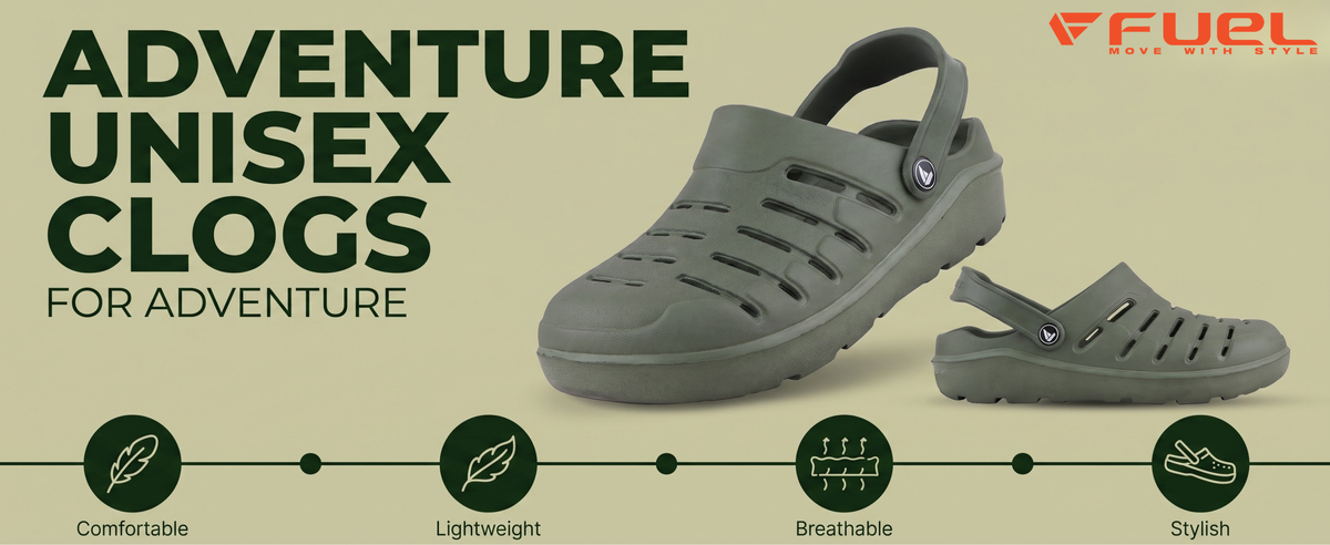 FUEL Adventure Clogs Slipper For Men's and Women's  (Black)