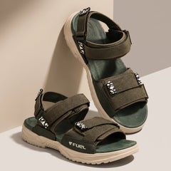 FUEL Combat-01 Breathable & Anti-Skid Outdoor Sandals For Men's (Olive)