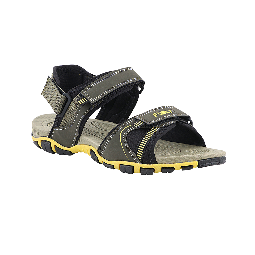 Fuel Bruno Sandals For Men's (Olive-Yellow)