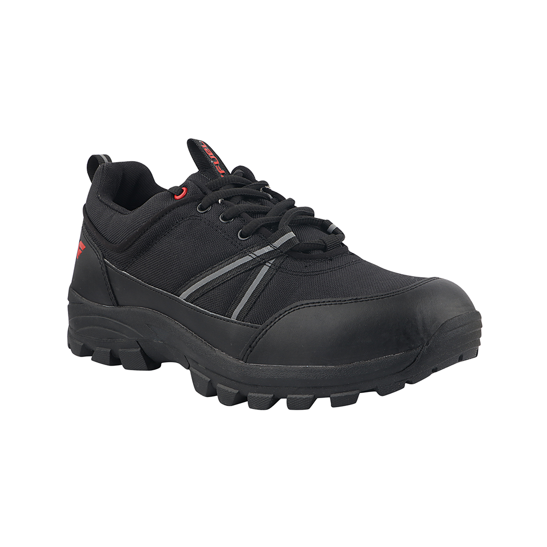 Fuel Wings Safety Shoes for Men (Black)