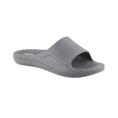 Fuel Swift Grey Comfort Slides with Textured EVA Sole, Anti-Slip Slip-On Slippers