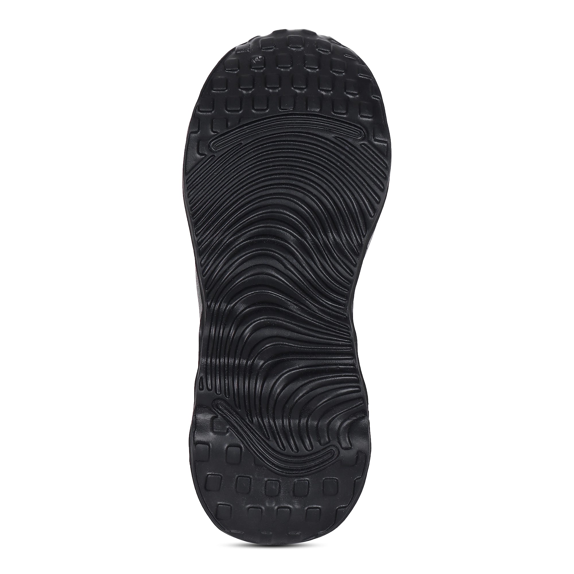 FUEL Vortex Men's Black Sports Shoes - Breathable Mesh Upper, Lightweight EVA Sole, Comfortable Fit and Stylish Design for Walking, Running, Gym, Casual Wear, Daily Use and Outdoor Activities, (Black)