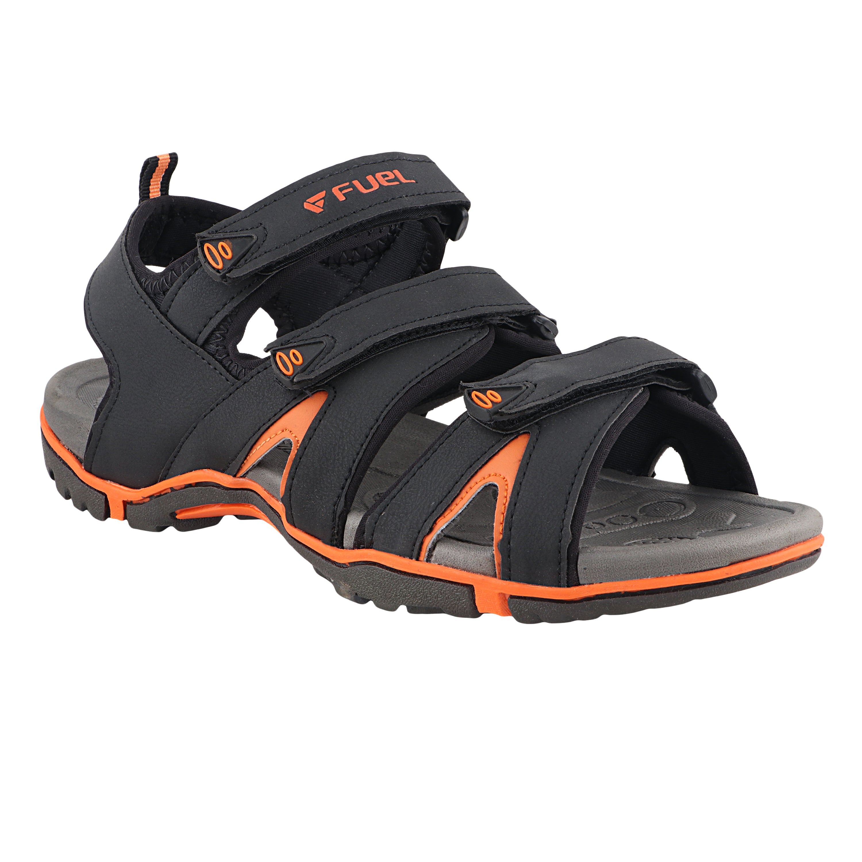 Fuel Charlie Sandal For Man (ORANGE/BLACK)