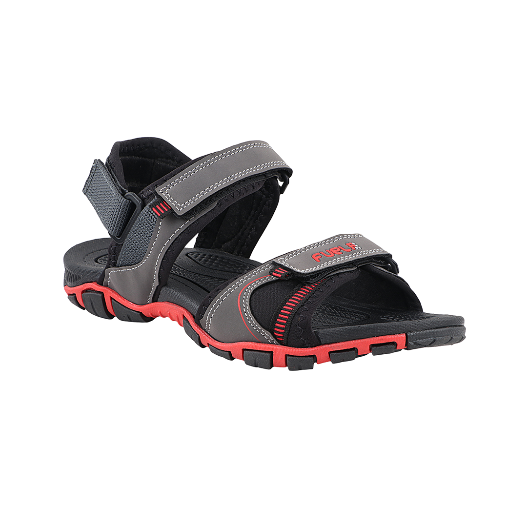 Fuel Bruno Sandals For Men's (Grey-Red)