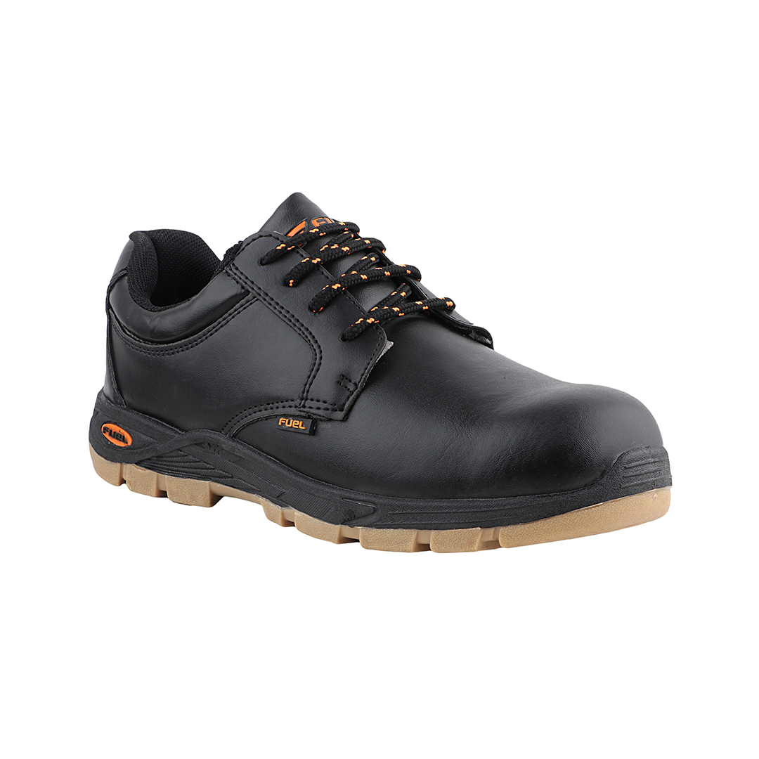 FUEL Comfortable and breathable Jordan LC 2 PVC Safety Shoes with 100J fit at every work and style (Black)
