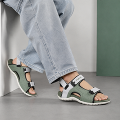 FUEL 2112-02 Men’s Outdoor Comfortable Daily Wear Sports Sandals (Sea-Green)