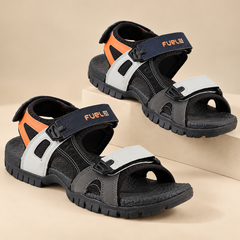 FUEL Rambo-01 Casual Sports Sandal for Men (White)